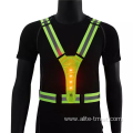 Reflective Safety Vest with LED Light